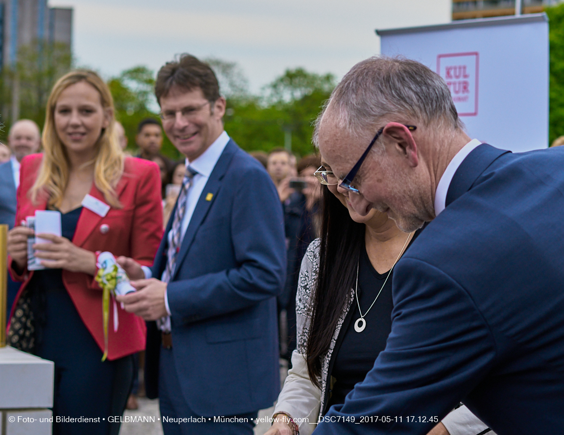 11. Mai 2017 - Grundsteinlegung für die LOGE und dem Kulturquadrat in Neuperlach